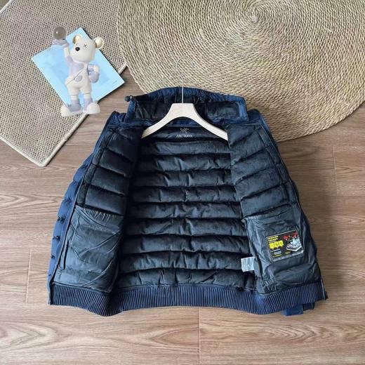 D122408一件过冬。简约设计下摆收口防风保暖抽绳羽绒棉服 商品图9