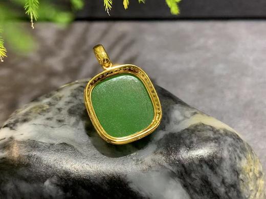 【御珠宫坊】金镶碧玉吊坠 商品图6