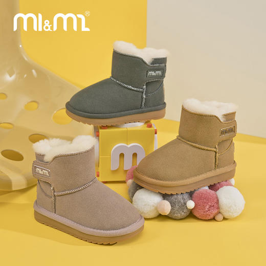 M1&M2小囱雪地靴M112404130 商品图1