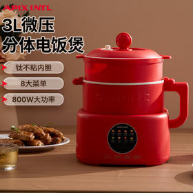 Apixintl安本素电饭煲家用3L2025新款1-3人多功能电饭锅APIX-RC08