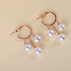 【玲珑星月】一耳三钳珍珠耳坠ZZ12504005 商品缩略图1