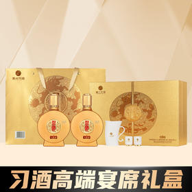 【私享联盟】习酒宴  礼盒版 送礼宴请 53度 500mL*2瓶酱香型53度