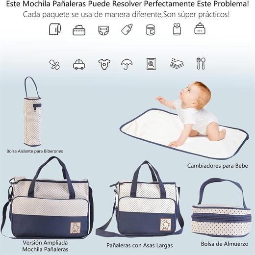 美国 高品质 大容量收纳包五件套 多功能收纳手提包 妈咪包 商品图3