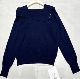 NC净色围领毛织上衣51020冬季257274301346