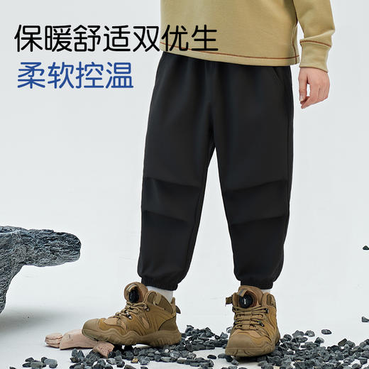 R79708加绒褶皱休闲裤 商品图5