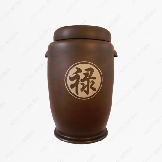 纯手工拉坯五色泥紫陶福寿大坛（彩填）骨灰坛骨灰罐骨灰盒寿盒 商品图0