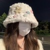【百搭好看❗️软糯毛绒星星帽】帽型挺括有型带上显脸小 不挑脸型 不挑头型 轻松凹造型！秋冬季渔夫帽女加绒保暖日系甜美可爱学生显脸小盆帽潮 商品缩略图3