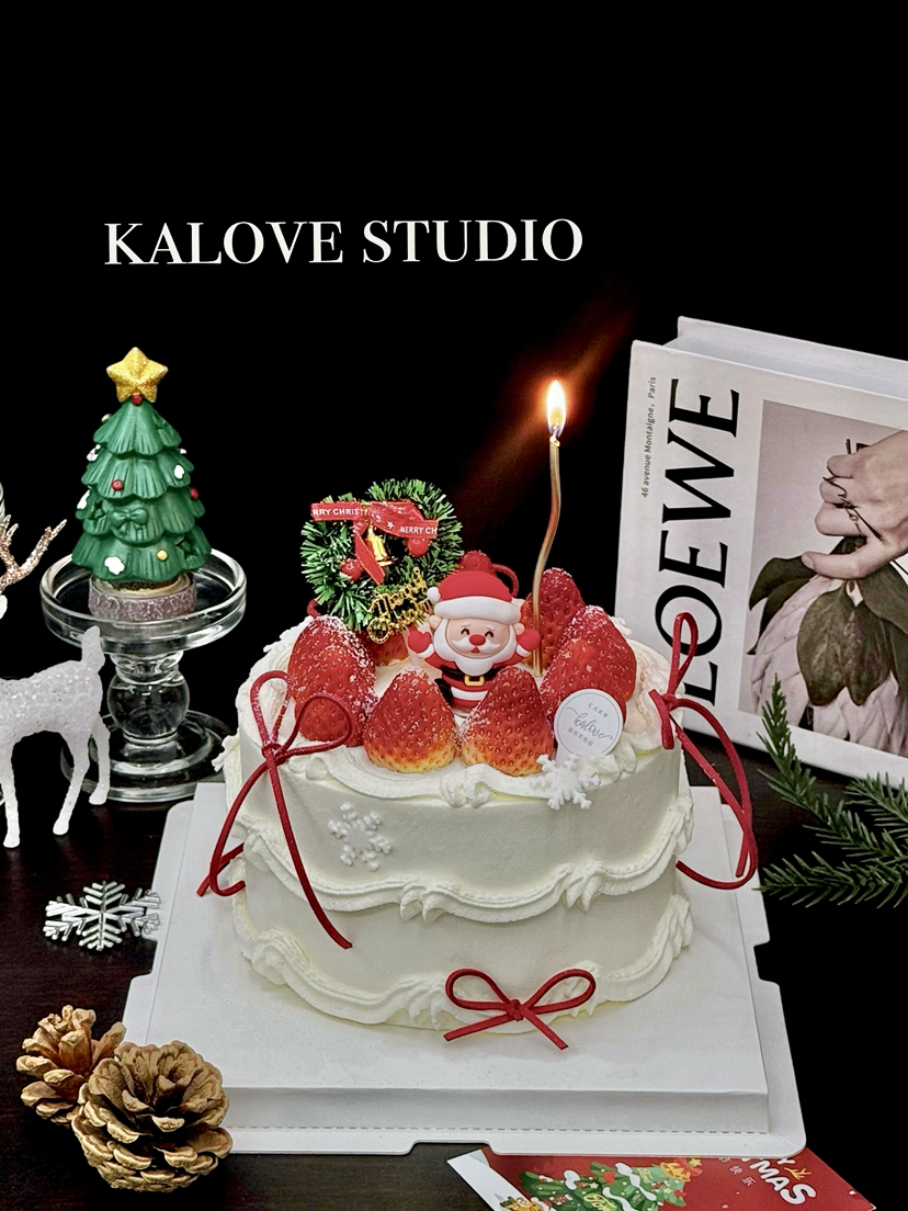 圣诞老人丹东草莓蛋糕