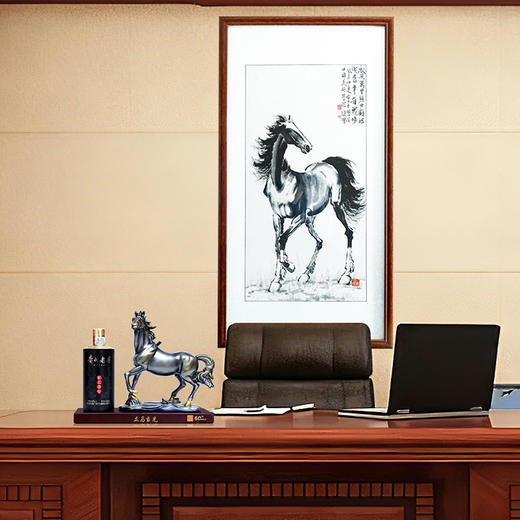 茅台集团贵州老窖酒工艺品立马当先礼盒酱香型白酒 商品图2