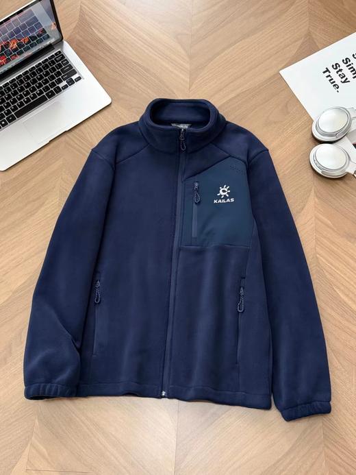 D122409秋冬款上新都市通勤轻户外休闲系列立领抓绒外套 商品图5
