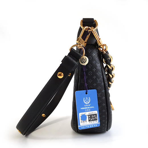 【95新】LV路易威登LoopM22591色全皮压纹Loop月牙包豌豆包单肩腋下包女士 171225NJS18 商品图3