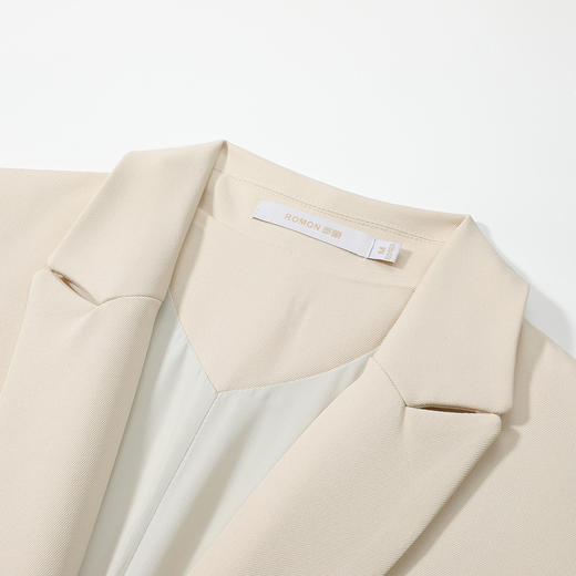 罗蒙女士单西外套气质商务通勤干练显气质百搭垂顺有型西服外套女 商品图4