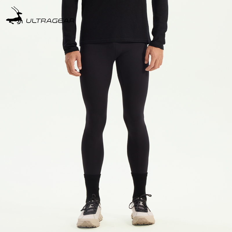 优极UG 羚云 -中性款厚绒紧身跑步长裤