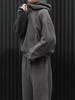 D122411雪花绒毛呢“暖炉”连帽拉链外套男女同款 商品缩略图5