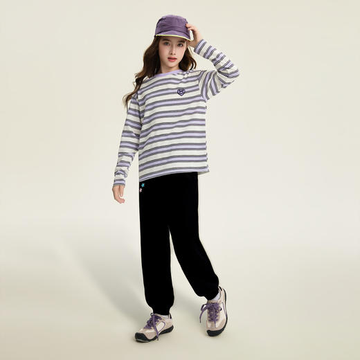 笛莎Deesha 童装女童裤子2026春新款休闲束脚运动裤 商品图2