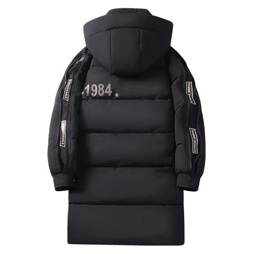 D122451中长款限定羽绒棉服外套男女同款 商品图3
