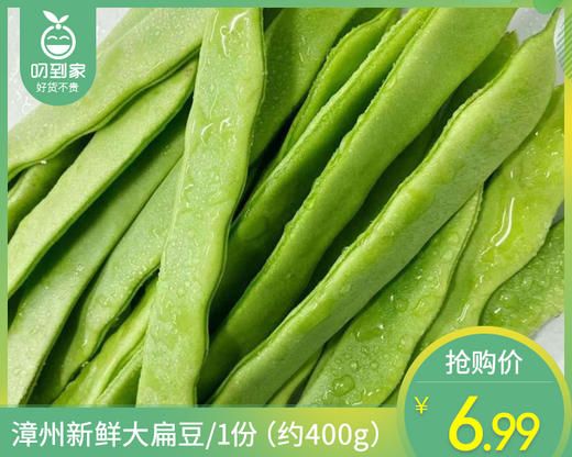 【叼鲜蔬】漳州新鲜大扁豆/1份（约400g） 商品图0