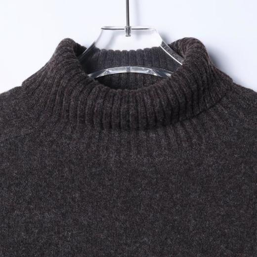 8872SDSA男士秋冬新款痞帅男装极简风可翻高领设计毛衣百搭时尚针织衫 商品图2