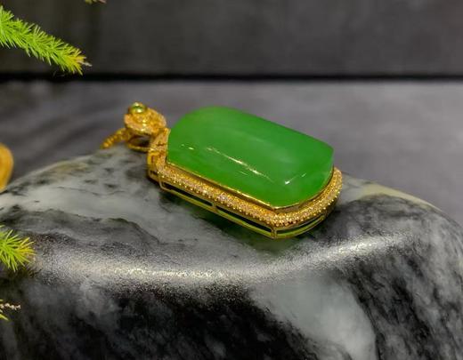 【御珠宫坊】金镶碧玉吊坠 商品图5
