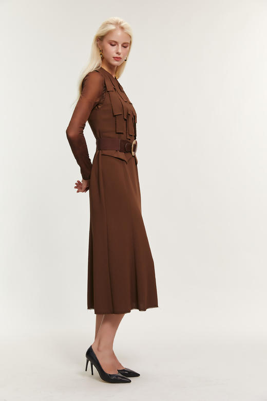 SAFICOO 优雅女人 小众调性时尚款连衣裙 商品图3