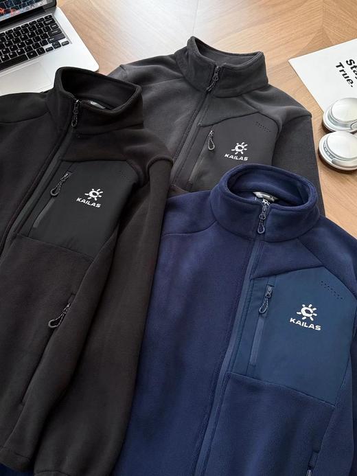 D122409秋冬款上新都市通勤轻户外休闲系列立领抓绒外套 商品图1