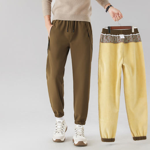 探索户外2026秋冬男女同款护腰加厚保暖软壳沸腾裤7776/7775 商品图9