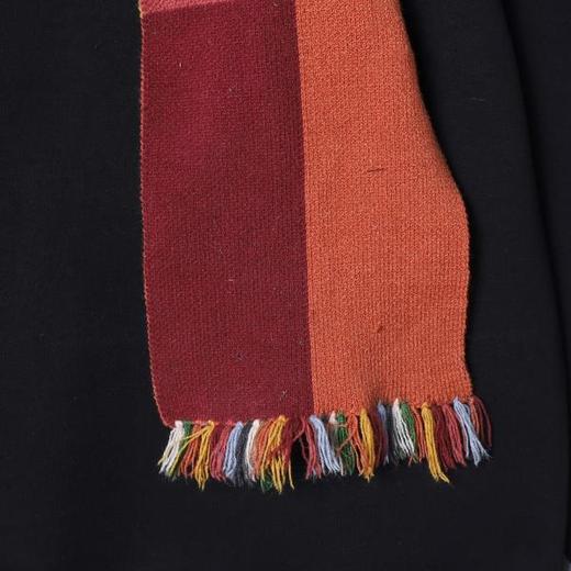 WY1546SDSA男士秋冬新款痞帅男装潮牌可拆卸围巾设计圆领卫衣休闲百搭 商品图3