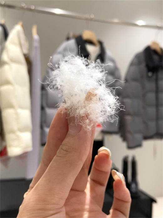 坦b尔在售90白鹅绒❗️复古巴恩风撞色翻领羽绒服 商品图4