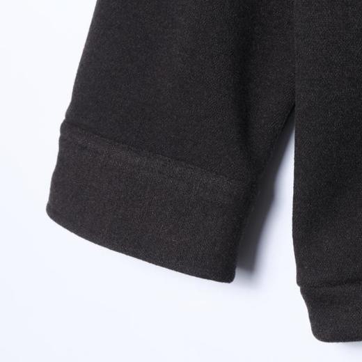 9183SDSA秋冬新款痞帅男装时尚撞色按扣拼接翻领假两件卫衣百搭宽松 商品图4