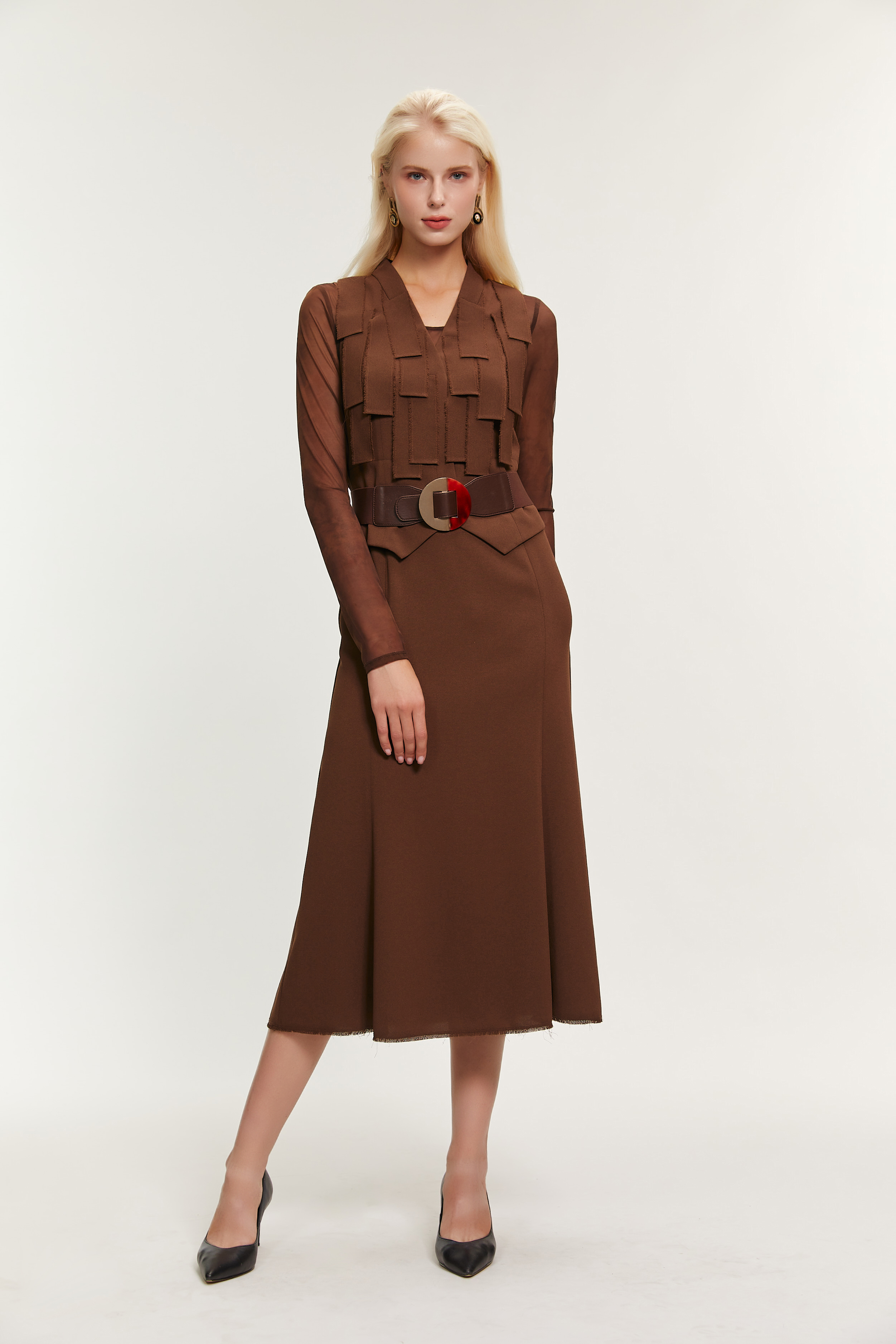 SAFICOO 优雅女人 小众调性时尚款连衣裙