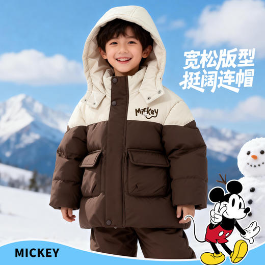 迪士尼米奇城市户外旅行冬季男童羽绒外套XD4ES033 商品图1