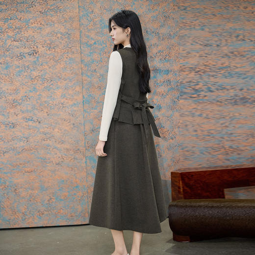 奢姿大码女装2025冬季时尚半高领针织衫胖妹妹气质简约显瘦内搭9954194428B 商品图3