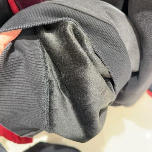 NC连帽撞格子渐变加绒卫衣外套51017（黑）冬季154011880321 商品图2