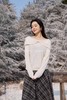 【门店同款】ENJOY冬季“午马”一字领蝴蝶结针织上衣 168843722 商品缩略图7