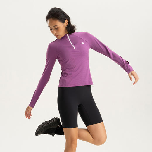 优极UG 半开襟立领长袖T恤 商品图3