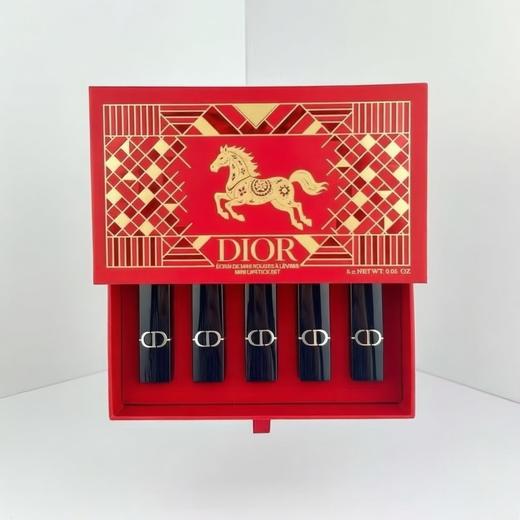 DIOR/迪奥 2026马年限定丝绒口红礼盒1.5g*5 （#999丝绒+#720丝绒+#188丝绒+#228丝绒+#888丝绒） 商品图2