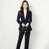 【上衣+裤子】罗蒙女士西服套装易打理职业装通勤优雅大方显瘦小西装两件套女 商品缩略图1