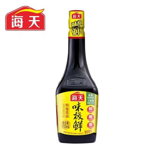 【MYXT】海天味极鲜750ml瓶装家用特级酿造酱油点蘸凉拌炒菜日常调味品 商品图0