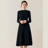 「高货rig」全新升级【铂金会员487/天猫659/差价172】(13515)洛诗琳气质针织羊绒连衣裙2025秋冬新款修身显瘦中长A字裙 商品缩略图2