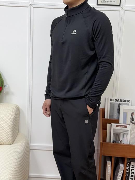 一店k （代工厂订单！）保暖/吸湿/速干！秋冬户外活动必备 凯乐*男款立领半开胸抓绒衣 商品图13