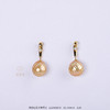 【华璨】简约钻石金珠耳钉-ZZ2409070 商品缩略图0