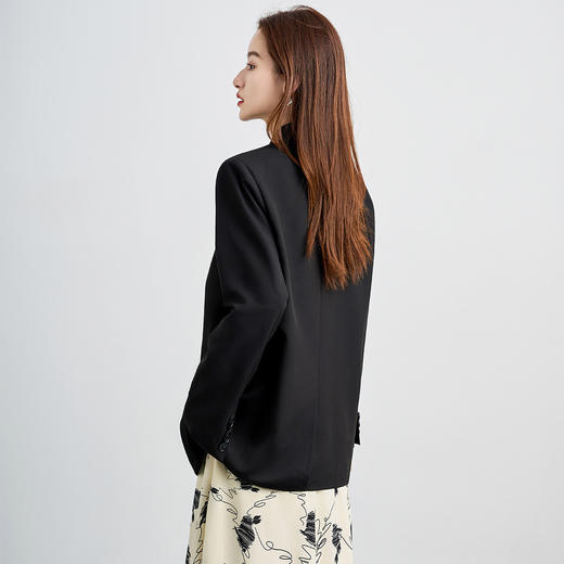 罗蒙女士西装外套时尚通勤休闲百搭气质干练职业气质有型西服外套 商品图4