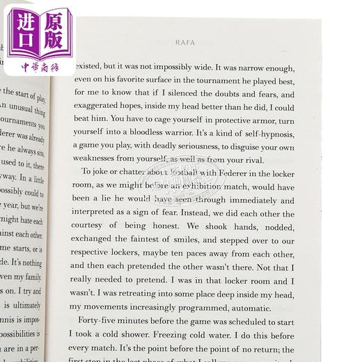 预售 【中商原版】拉法 纳达尔自传 英文原版 金满贯网球运动员 Rafa My Story B Rafael Nadal 商品图2