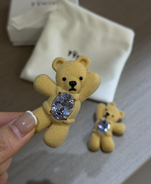 YVMIN尤目乐园招手小熊饼干发卡2个122301 商品图2