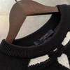 D122407新款黑色满印logo圆领毛衣男女同款 商品缩略图4
