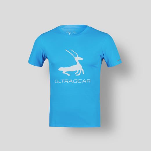 优极UG 男女款超轻速干大LOGO跑步短袖T恤 商品图3