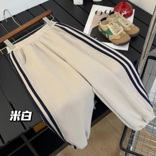 D122416宝妈必入！娃的秋冬神裤儿童加绒拉条裤 商品图3