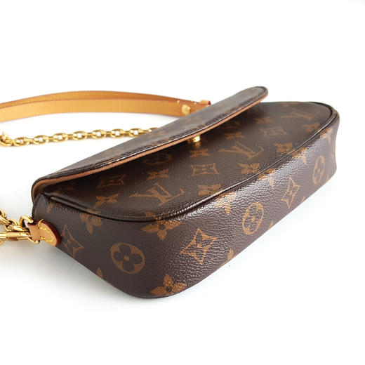 【95新】LV路易威登M81911 棕色老花Ivy腋下包链条包单肩包女士 191225NJS07 商品图6