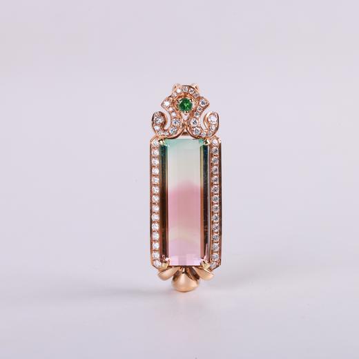 【轻红】西瓜碧玺坠-CB12103051 商品图0