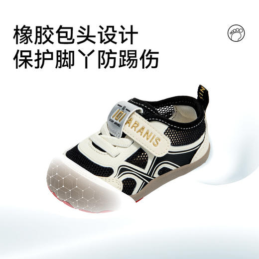 泰兰尼斯童鞋春季新款101步前鞋男宝宝婴幼儿宝宝鞋女童赤足鞋子T24B6A8512 商品图3